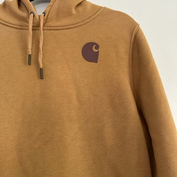 Carhartt Men's Brown Hoodie - Picture 2 of 5